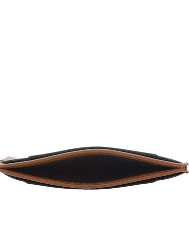 BORSALINO Portacarte in pelle BROWN Donna 