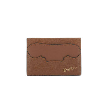 BORSALINO Portacarte in pelle BROWN Donna 