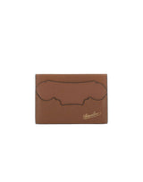 BORSALINO Portacarte in pelle BROWN Donna 