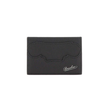 BORSALINO Portacarte in pelle BLACK Donna 