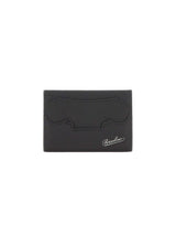 BORSALINO Portacarte in pelle BLACK Donna 