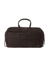 BORSALINO Borsone in pelle nabuk BROWN Uomo 
