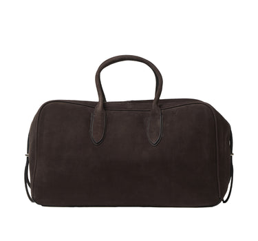 BORSALINO Borsone in pelle nabuk BROWN Uomo 