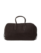 BORSALINO Borsone in pelle nabuk BROWN Uomo 