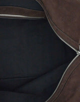 BORSALINO Borsone in pelle nabuk BROWN Donna 