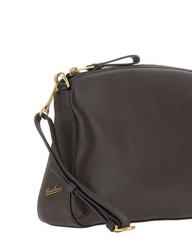BORSALINO Pochette in pelle BROWN Donna 