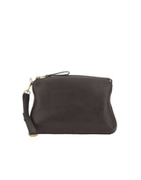 BORSALINO Pochette in pelle BROWN Donna 