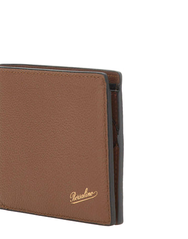 BORSALINO Portafogli in pelle BROWN Uomo 
