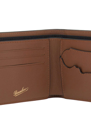 BORSALINO Portafogli in pelle BROWN Uomo 