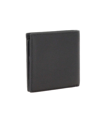 BORSALINO Portafogli in pelle BLACK Uomo 