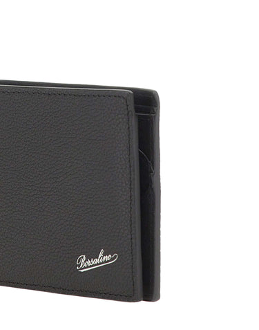 BORSALINO Portafogli in pelle BLACK Uomo 