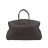 BORSALINO Borsone da weekend in pelle BROWN Donna 