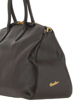 BORSALINO Borsone da weekend in pelle BROWN Donna 