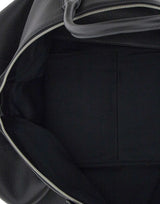 BORSALINO Borsone da weekend in pelle BLACK Donna 
