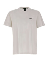 BOSS T-shirt in cotone WHITE Uomo 