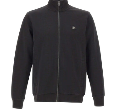 BOSS Felpa con zip BLACK Uomo 