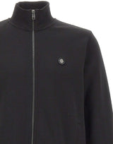 BOSS Felpa con zip BLACK Uomo 