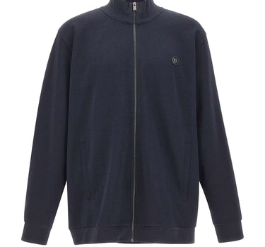 BOSS Felpa con zip BLUE Uomo 