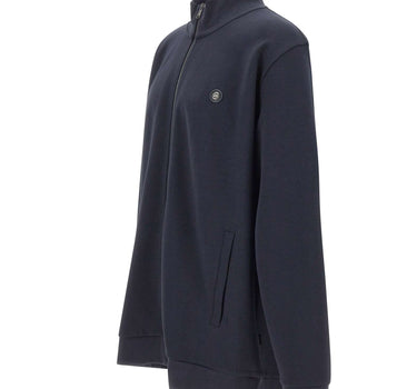 BOSS Felpa con zip BLUE Uomo 