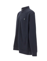 BOSS Felpa con zip BLUE Uomo 