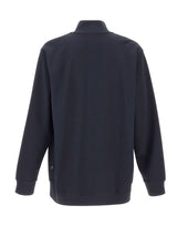 BOSS Felpa con zip BLUE Uomo 