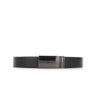 BOSS Cintura in pelle con due fibbie BLACK Uomo 