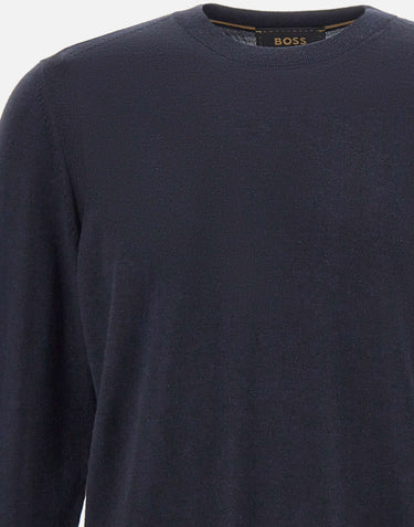 BOSS Maglia "L-Overo" BLUE Uomo 