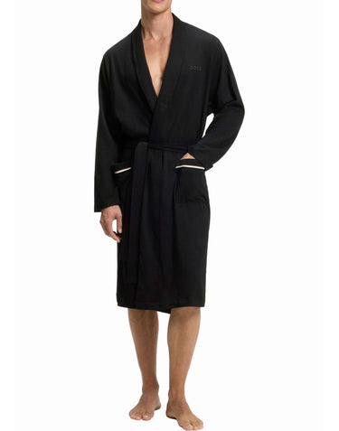 BOSS Vestaglia in cotone BLACK Uomo 