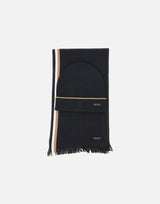 BOSS Set cappello e sciarpa "Henzo" BLACK Uomo 