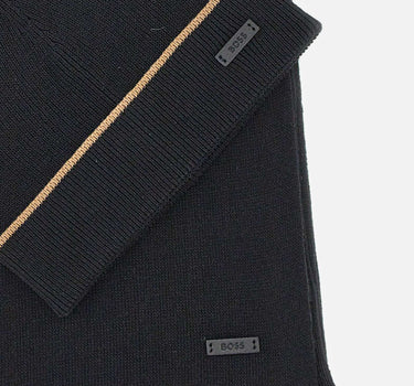 BOSS Set cappello e sciarpa "Henzo" BLACK Uomo 