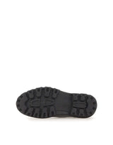 BOSS Stivali in pelle martellata BLACK Uomo 