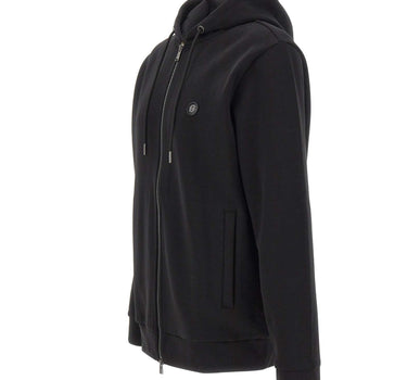 BOSS Felpa con zip BLACK Uomo 