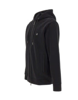 BOSS Felpa con zip BLACK Uomo 