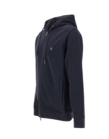 BOSS Felpa con zip BLUE Uomo 