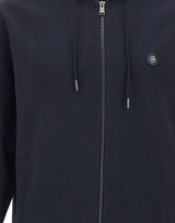 BOSS Felpa con zip BLUE Uomo 