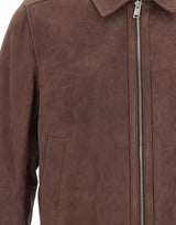 BOSS Giacca in pelle "H-Malbano7" BROWN Uomo 
