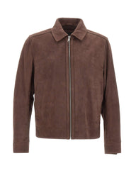 BOSS Giacca in pelle "H-Malbano7" BROWN Uomo 