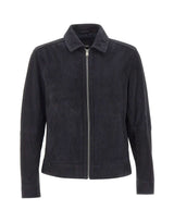 BOSS Giacca in pelle "H-Malbano7" BLUE Uomo 