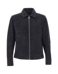 BOSS Giacca in pelle "H-Malbano7" BLUE Uomo 