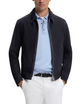 BOSS Giacca in pelle "H-Malbano7" BLUE Uomo 
