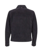 BOSS Giacca in pelle "H-Malbano7" BLUE Uomo 