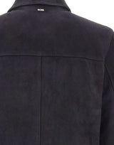 BOSS Giacca in pelle "H-Malbano7" BLUE Uomo 