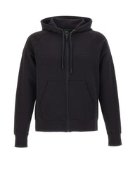 BOSS Felpa in cotone BLACK Uomo 