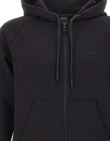 BOSS Felpa in cotone BLACK Uomo 