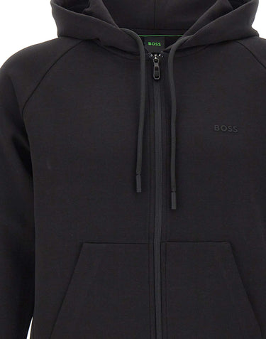 BOSS Felpa in cotone BLACK Uomo 