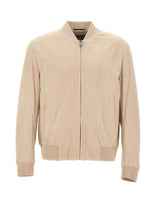 BOSS Giacca in pelle "L-Masic" BEIGE Uomo 