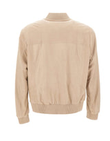 BOSS Giacca in pelle "L-Masic" BEIGE Uomo 