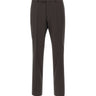 BOSS Pantaloni in lana slim fit BROWN Uomo 