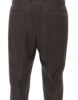 BOSS Pantaloni in lana slim fit BROWN Uomo 