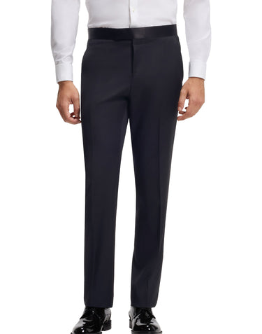 BOSS Pantaloni da smoking slim fit BLACK Uomo 